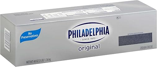 Kraft Philadelphia Cream Cheese Loaf, 3 Pound - 6 per case.