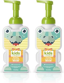 BabyGanics KidsFoaming Body Wash, Cupcake, Tear-Free, 14 Fl Oz (Pack of 2)