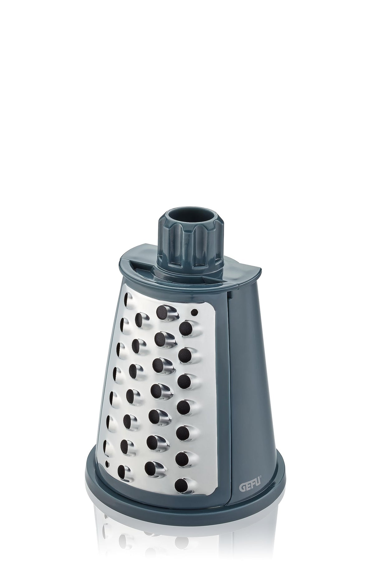 Click drum grater by GEFU – One Size, Stainless Steel, Black, Model GF24-89555
