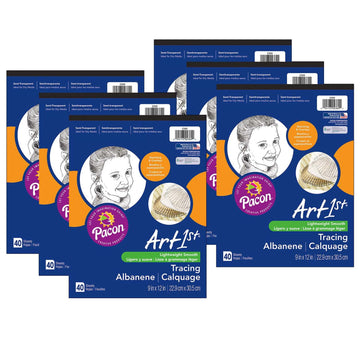 Tracing Pad by UCREATE – Paper, White, Pack of 6, Model PAC2369-6