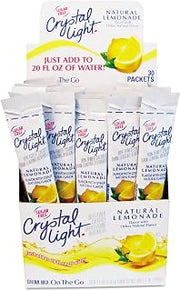 Products Crystal Light-Flavored Drink Mix, Lemonade, 30- 0.17 oz Packets beverage, PACK OF 1