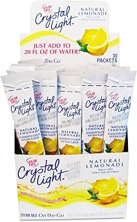 Products Crystal Light-Flavored Drink Mix, Lemonade, 30- 0.17 oz Packets beverage, PACK OF 1