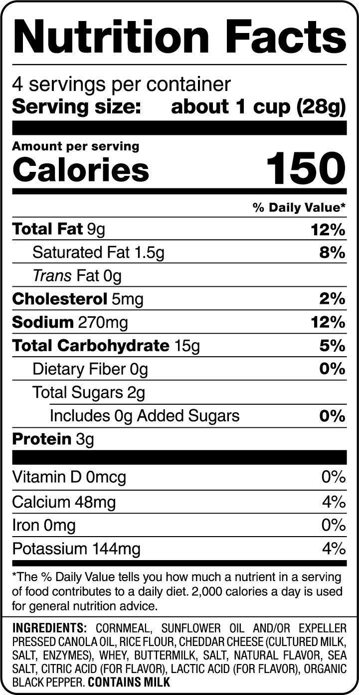 Pirate's Booty Cheddar Blast / 4 Ounce (Pack of 12) / No Color Puffed Snacks