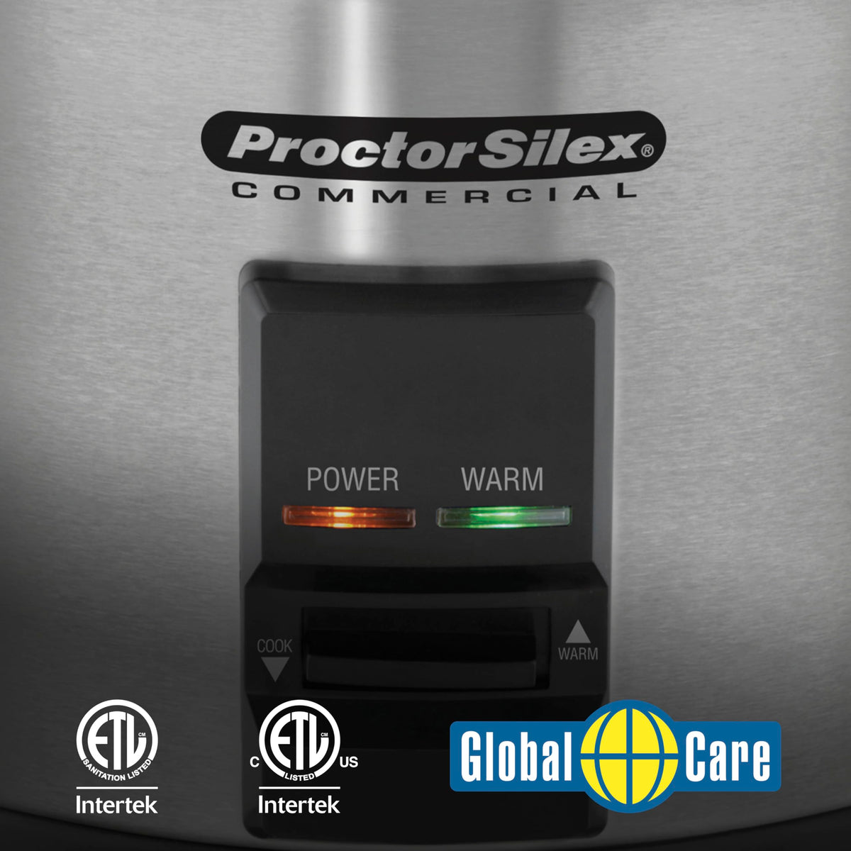 37540 Rice Cooker/Warmer by Proctor Silex Commercial – 40 Cup, 40.0 cups, Stainless Steel, Black, Model 022333375402