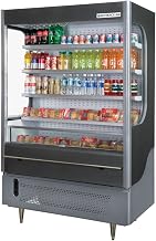 Beverage Air VM18-1-B 51-in Open-Air Merchandiser w/ Night Curtain, 18-cu ft, Black, Each