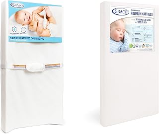 Graco Premium Crib Mattress and Changing Pad Nursery Starter Pack