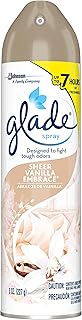 Glade Air Freshener Spray - Pure Vanilla Joy Scent - 8 Oz. (Pack of 12)