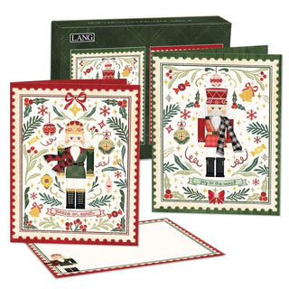 Nutcracker Joy Assorted Christmas Cards by Jennifer Pugh by Lang – 5.9 x 7.6 inches, Paper, Multi, Model 1008131