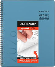 AT-A-GLANCE 2026 Planner, Weekly & Monthly, 8.25" x 11", Large, Contemporary Lite, Sky Blue (7095XL3826)