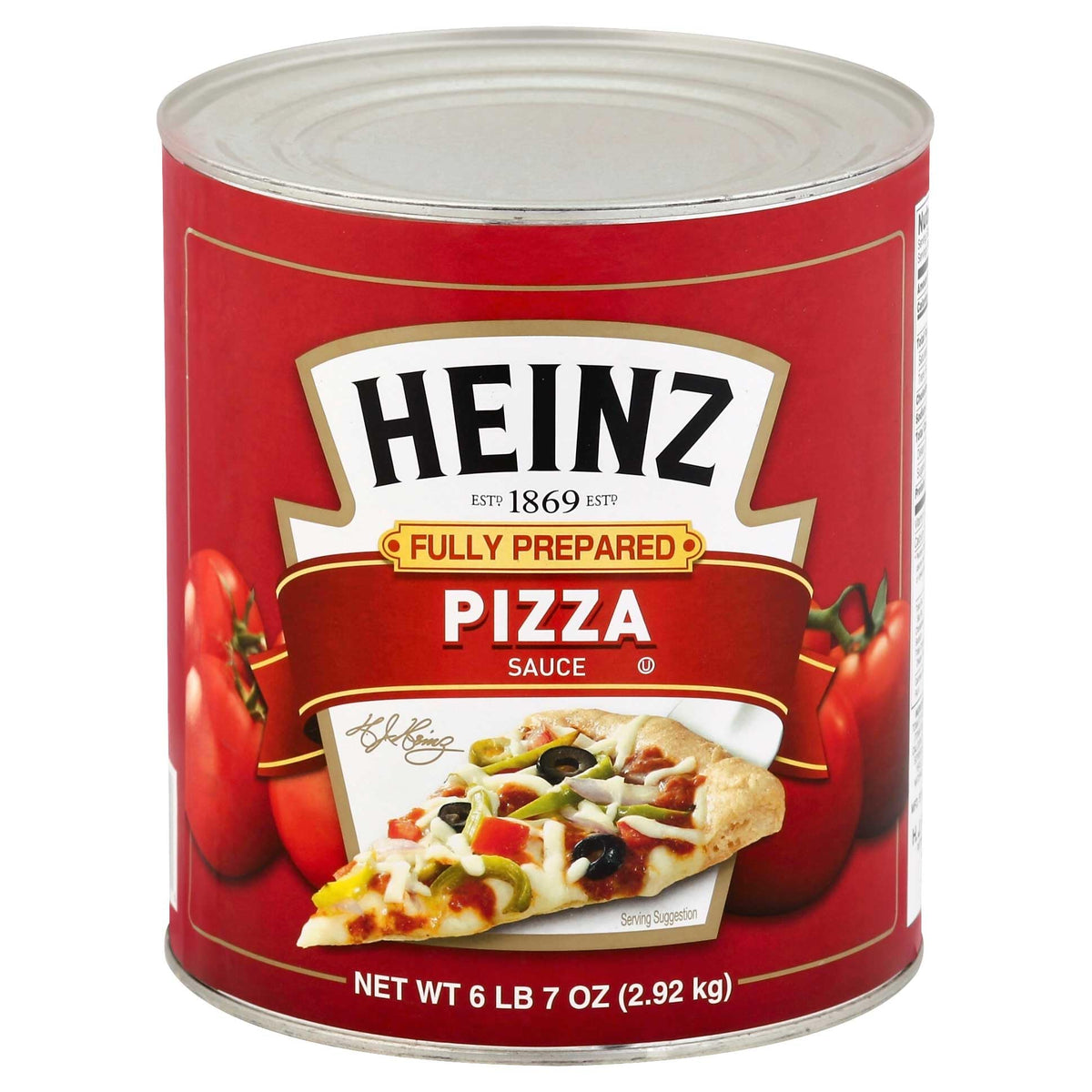 Fully Prepared Pizza Sauce No. 10 Can -- 6 Per Case by HEINZ – Pack of 6