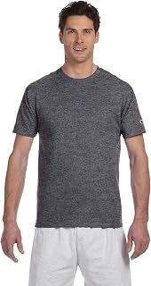 Champion Short Sleeve Tagless T-Shirt T525C Charcoal Heather Small