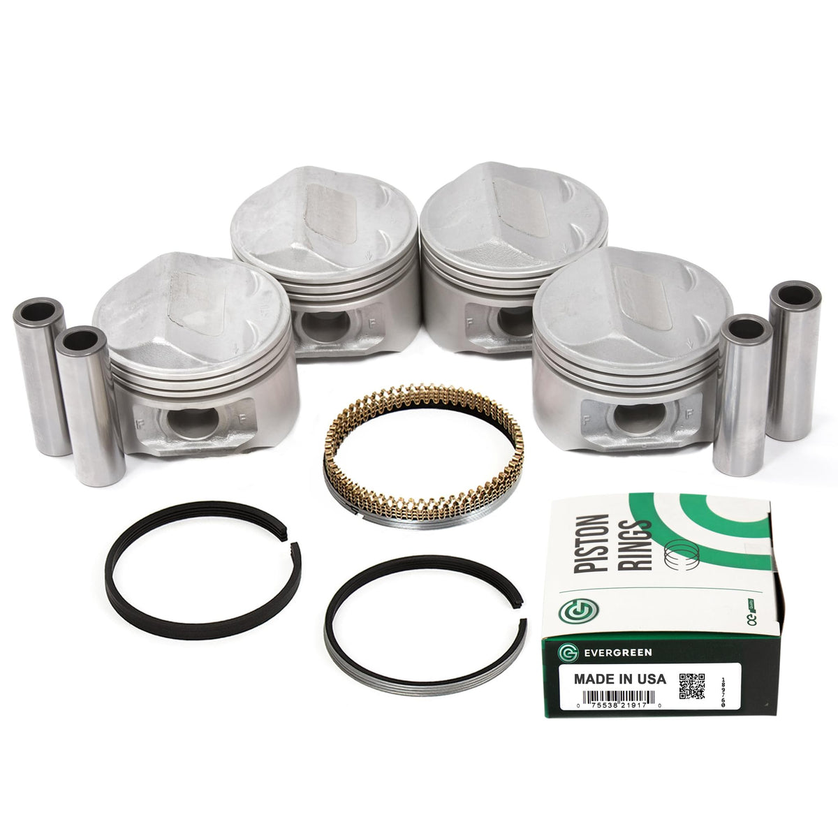 Mizumo Auto Main Bearings 0.50mm | Rod Bearings 0.50mm / Piston Set Standard Size / 1 Engine Kit Gasket Sets