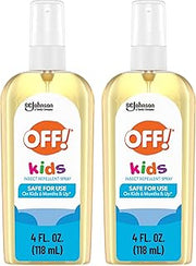 OFF! Kids Mosquito & Tick Repellent Spray, Botanically Inspired, Safe for Use On Kids, 4 oz (Pack of 2)