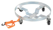 Multipurpse Quad Drum Dolly 900lb by Vestil – One Size, Blend, Multicolor, Model DRUM-QUAD-H