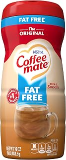 Coffee Mate Original Fat Free Powder Creamer, 16 Oz, 12 Pack