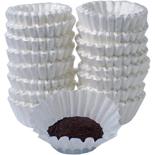 MLA620014, Basket-style Coffeemaker Coffee Filters, 800 / Box, White by Melitta – 8 to 12 cups, Paper, White, Pack of 800