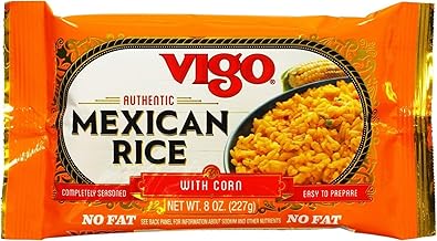 Vigo Authentic Mexican Rice with Corn, No Fat (8 Ounce (Pack of 12))