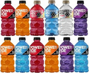 POWERADE Zero Sports Drink Variety Pack, 20 oz Bottles (12 Pack) – Grape, Mixed Berry & Fruit Punch – Zero Sugar Electrolyte Hydration Beverage