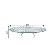 Bossa Nova Footed Cake Plate with Dome by Nachtmann – One Size, Crystal, Clear, Model 0099528-0