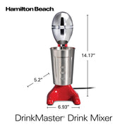 Hamilton Beach Red / Extra-Large 28 oz. / 1 Commercial Drink Mixers