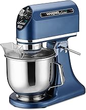 Waring Luna Planetary Stand Mixer with 7-Quart Capacity | 7-Quart Capacity, 1/2 Horsepower, 11-Speed Tilt Head, for Professional Kitchens & Bakeries, NSF Certified