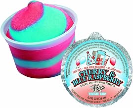 Shape Ups Holiday Theme Blue Raspberry and Cherry Happy Birthday Cups - 96 per case.