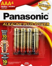 Panasonic A/E 4Pk Size-AAA, 4 Count