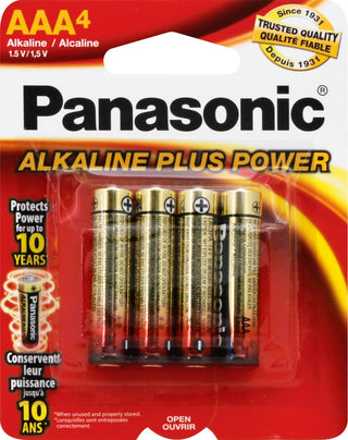 A/E 4Pk Size-AAA, 4 Count by Panasonic – Model AM-4PA/4B