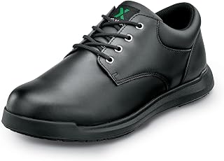 SR Max Mens Black Marshall II MaxTrax Soft Toe SRO Oxford