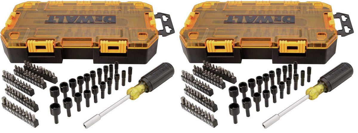 DEWALT 1/4" (Pack of 2) / Multi-bit&nut driver set, 71pc / Yellow Power Tool Parts & Accessories