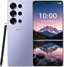 24 Ultra Unlocked Phone,8GB+256GB Android 14.0 Cell Phone,Equipped with 7000mAh Battery,Dual SIM Dual Standby 5G Smartphone.(Blue)