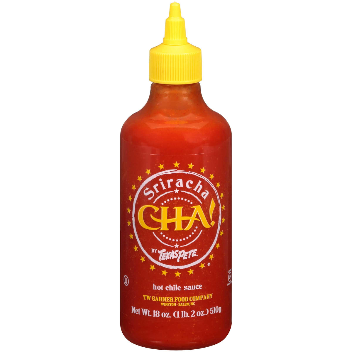 Cha Sriracha Sauce by Texas Pete – 1.12 Pound (Pack of 12), Pack of 12, Model 7550000520