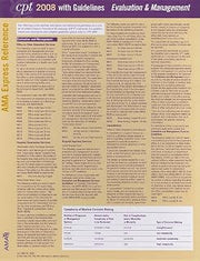 CPT 2008 Express Reference Coding Card Evaluation & Management