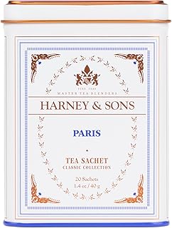 Harney & Sons Classic Paris Black Tea, 20 Sachets in Tin