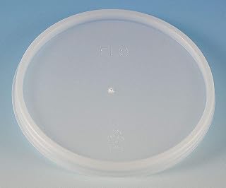 Wincup FL8V Vented Lid for 8 oz to 16 oz Food Containers, Cube 2.02, Translucent (10 Sleeves of 100 Lids)