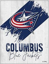 Holland Bar Stool Co. Columbus Blue Jackets Canvas Wall Art