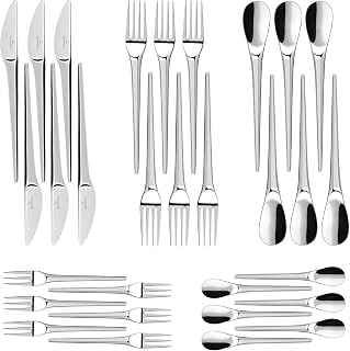 Villeroy & Boch New Moon Cutlery 30 Pieces, Stainless Steel