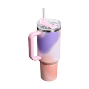 STANLEY Pink Pattern (Rose Petal) / 40 Ounces / Quencher H2.0 FlowState Tumbler Tumblers