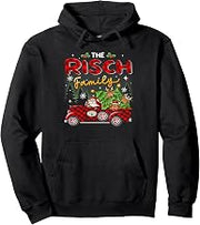 The Risch Family Christmas Matching Pajamas Group Gift Pullover Hoodie