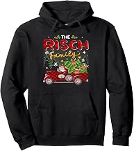 The Risch Family Christmas Matching Pajamas Group Gift Pullover Hoodie
