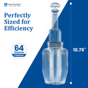 Food Cooling Paddle by San Jamar – 64 oz., 64.0 ounces, Polycarbonate Plastic, Blue, Model RCU64V2