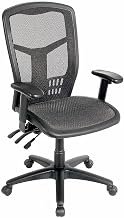 Global Industrial Multifunction High Back Chair, Premium Mesh, Black