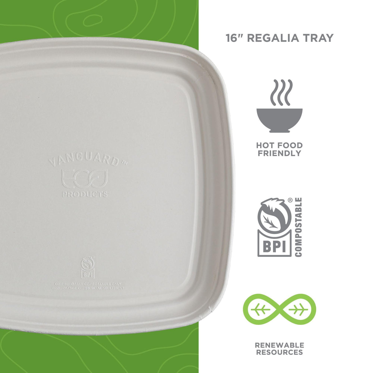 ECO PRODUCTS 16" / White / Classic Plates