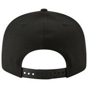NFL 9FIFTY Black On Black Adjustable Snapback Hat Cap One Size Fits All (US by New Era – One Size, Polyester, Seattle Seahawks, Model New Era