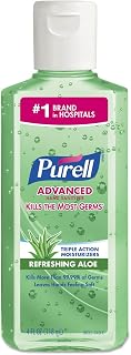 Purell® Advanced Hand Sanitizer Soothing Gel, Fresh Scent, 4 fl oz Portable Flip Cap Bottle