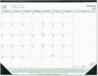 Rediform C177437 EcoLogix Monthly Desk Pad Calendar 22 x 17 2017