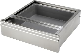 Component Hardware 20" W x 20" L x 5" D Stainless Steel Heavy Duty Drawer Assembly with ABS Plastic Pan