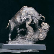 Bey-Berk International 9H in. Bull and Bear Fight by Graphic Image