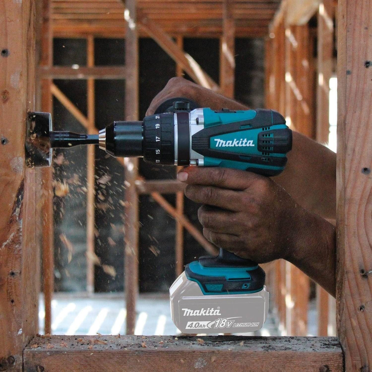 18V LXT Lithium-Ion Cordless 1/2" Driver-Drill by Makita – One Size, Metal, Factory, Model XFD03Z
