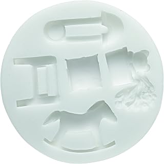 Silikomart Silicone Mould Sugarflex Toys, White